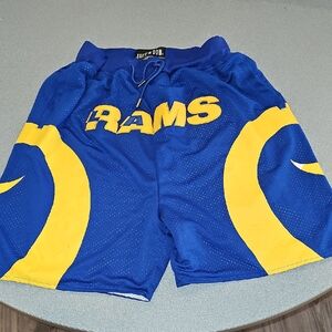 Just Don Royal Blue Athletic Shorts